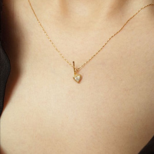 라디챠 하트 다이아 목걸이 18k 이미지