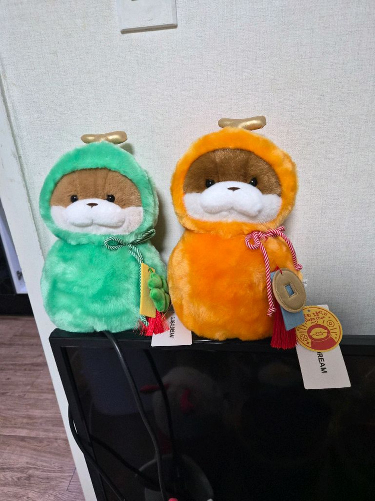 우소우소 중형인형 행운조롱박세트 판매 이미지