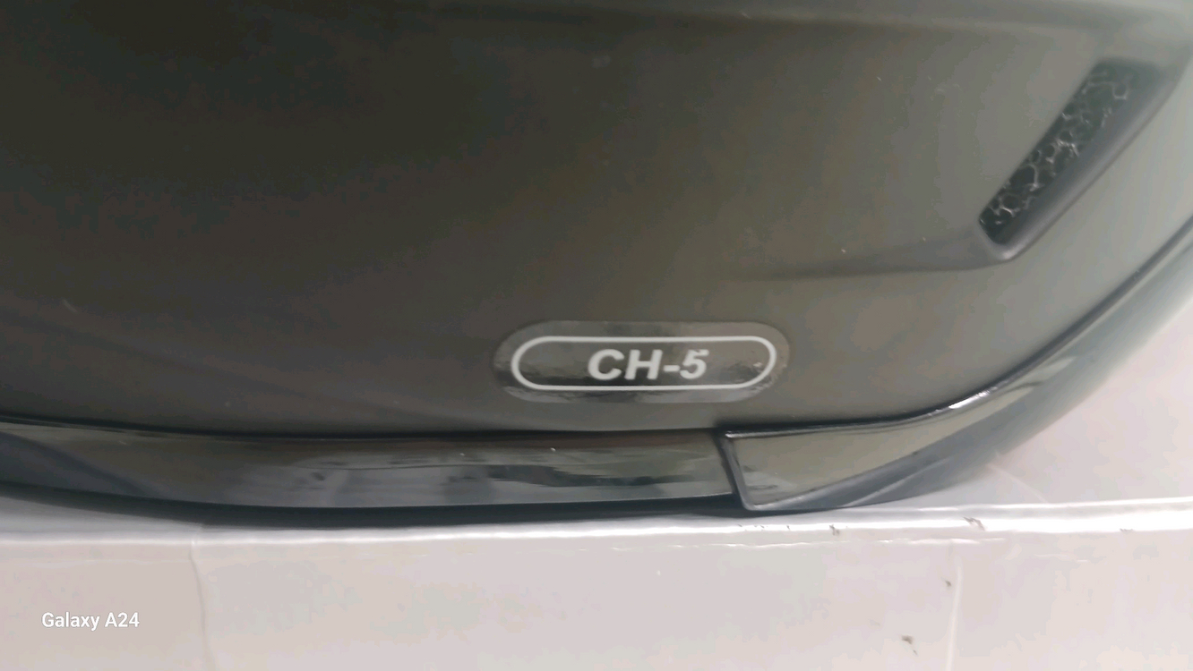 홍진(HJC)의 오픈페이스 오토바이 헬멧 HJC CH-5 무광 블랙 모델(S)+레인보우 이리듐(미러) 실드국내에서 이미지