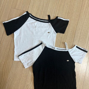쌍둥이딸둥이 언발 반팔티셔츠 13호 이미지