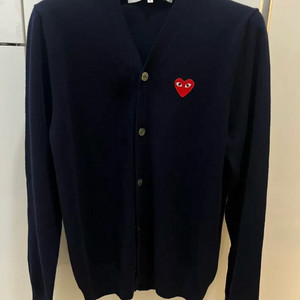 24fw 꼼데가르송 네이비 가디건 L (새상품급) 이미지