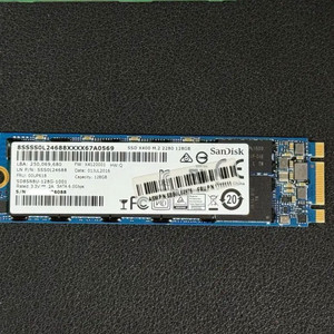 샌디스크 SATA M.2 SSD 128GB 미사용급 이미지