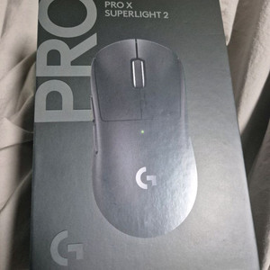 색상 선택가능 미개봉 새제품 지슈라2 로지텍 G PRO X SUPERLIGHT 2 블랙 이미지