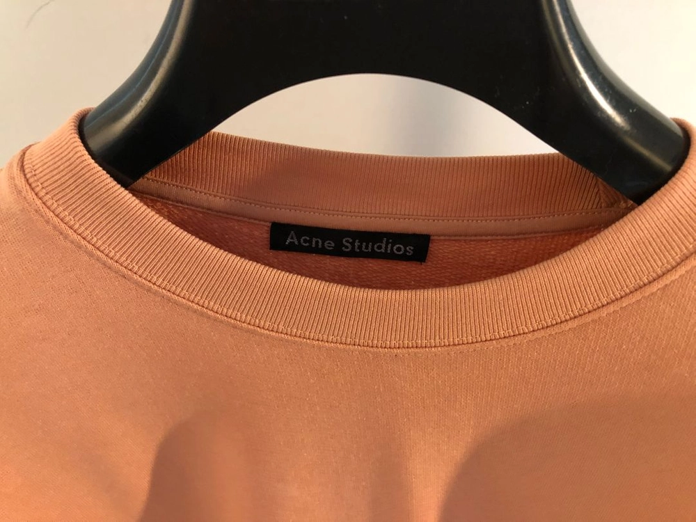 아크네스튜디오 포바 이모지 오버핏 맨투맨 페일 핑크 M 사이즈 105 110 공유 맨투맨 Acne Studios 이미지