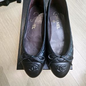 샤넬 퀼팅 발레리나 플랫 이미지