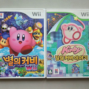 닌텐도 wii 별의커비 털실커비이야기 이미지
