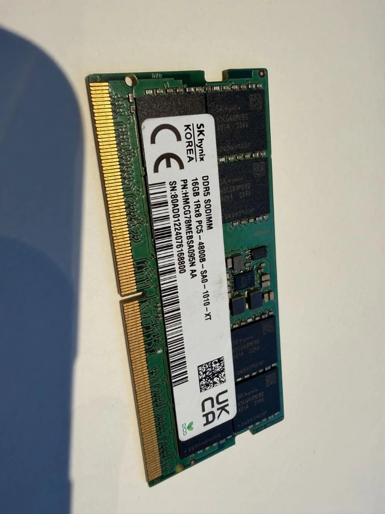 sk 하이닉스 DDR5 16GB 노트북용 메모리 이미지