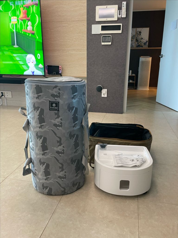파세코 PHA-M3240BE 이동식 하이브리드 에어컨 + 캠핑키트+제습키트 포함 / 플로우백 커버 장착 이미지