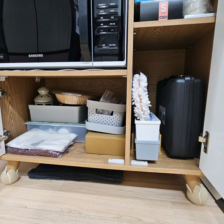 밥솥 수납장 이미지