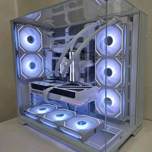7800X3D/5070/긱바B850M/1TB/리안리셋/화이트 데스크탑 판매 이미지