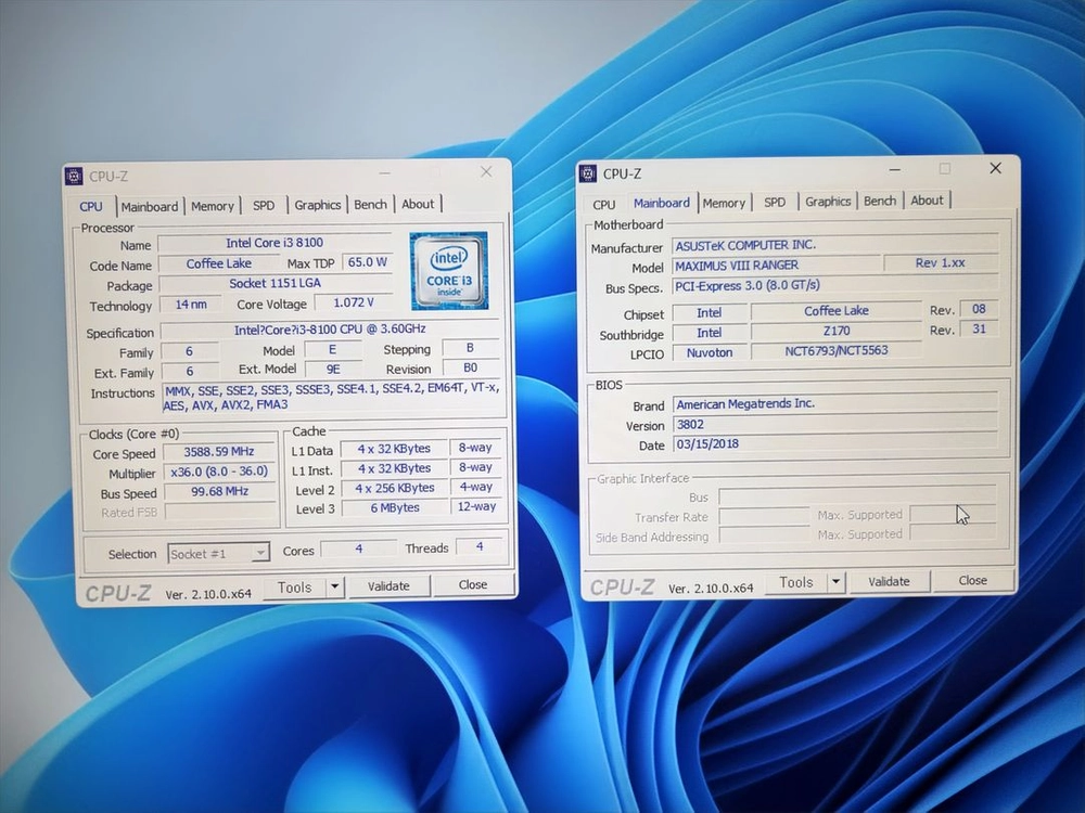 ASUS MAXIMUS VIII(6,7,8,9세대 지원) 이미지