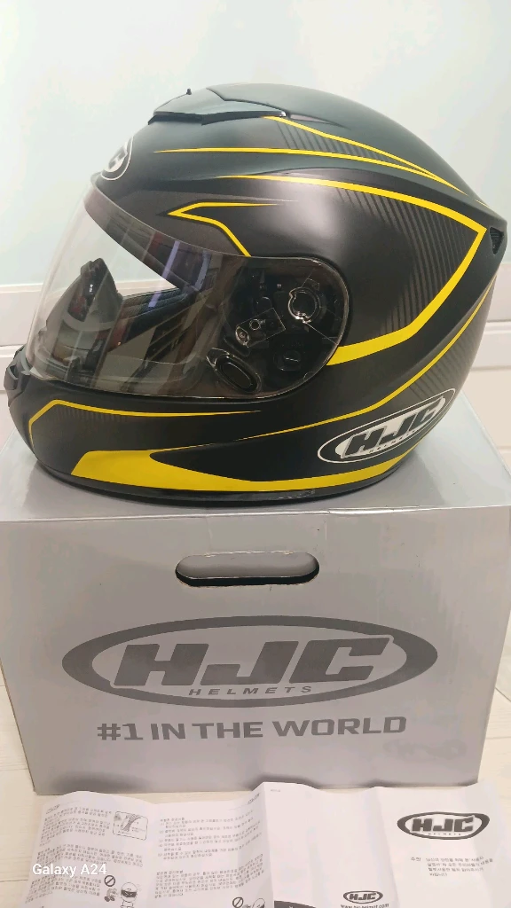 흥진(HJC)의 풀페이스 오토바이 헬멧인 HJC CL-ST 울트론(Ultron) MC-3HF 모델 새상품(L)+실드 이미지