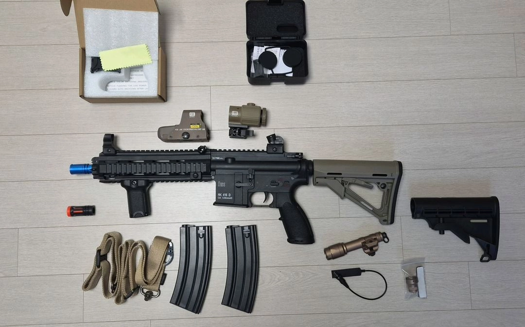 에어소프트 건 토이스타 hk416d 팝니다 - 안심되는 중고거래