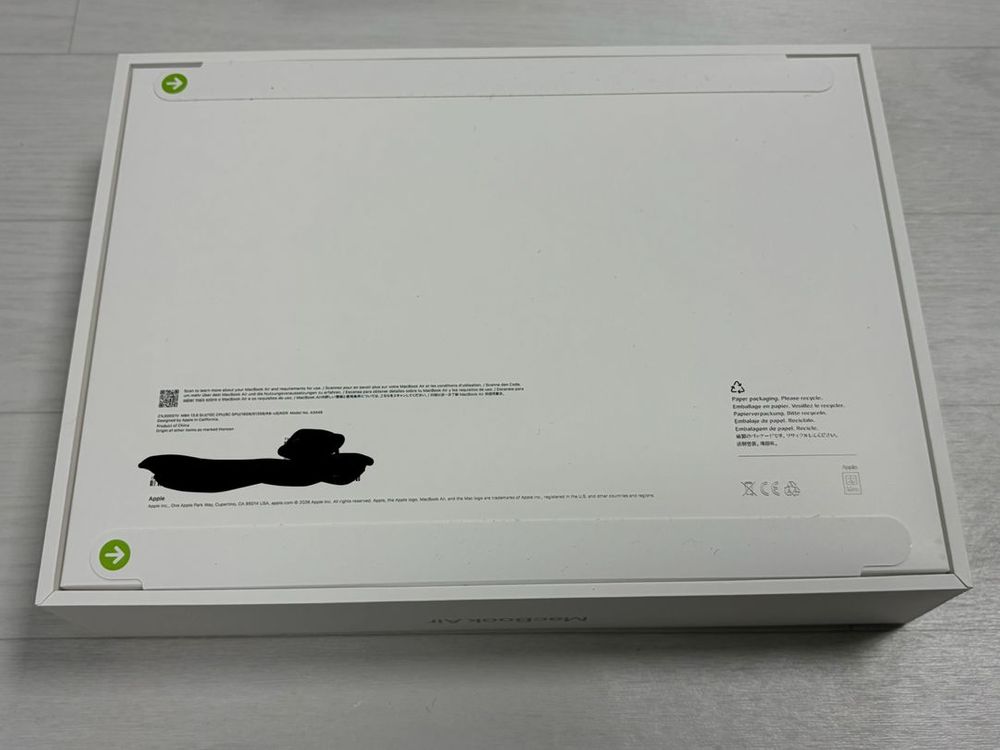 맥북에어 13인치 실버 m5 16기가 램 512기가 영문 키보드 미개봉 새제품 새상품 팝니다 이미지