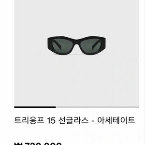샐린느 선글라스 이미지