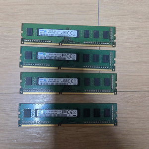 삼성 DDR3 4GB PC12800 램 4개 일괄 이미지