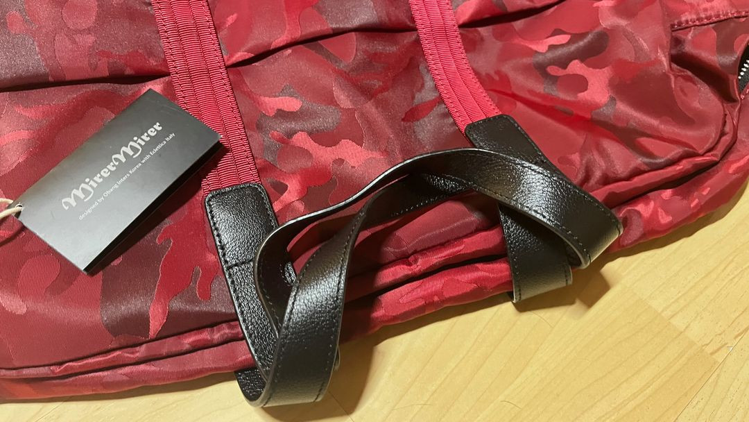 카모 패턴 보스턴백 미러미러 여성용 여행 골프 가방 이미지