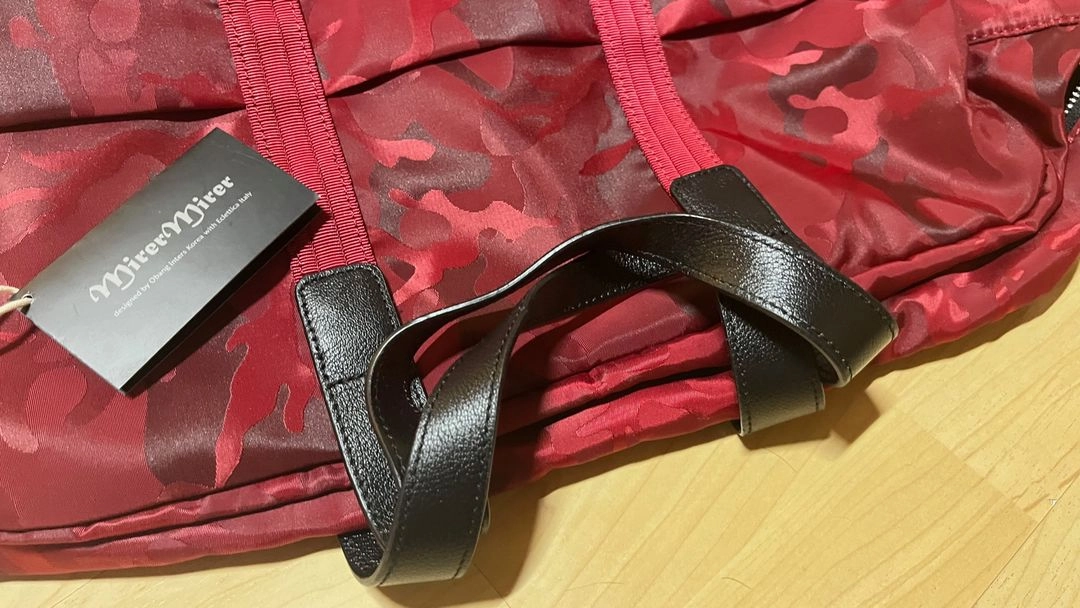 카모 패턴 보스턴백 미러미러 여성용 여행 골프 가방 이미지