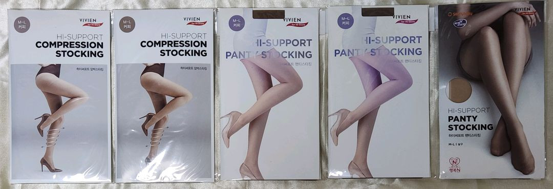 비비안 압박/하이써포트 팬티스타킹 모음 (커피, 살구) 5족 이미지