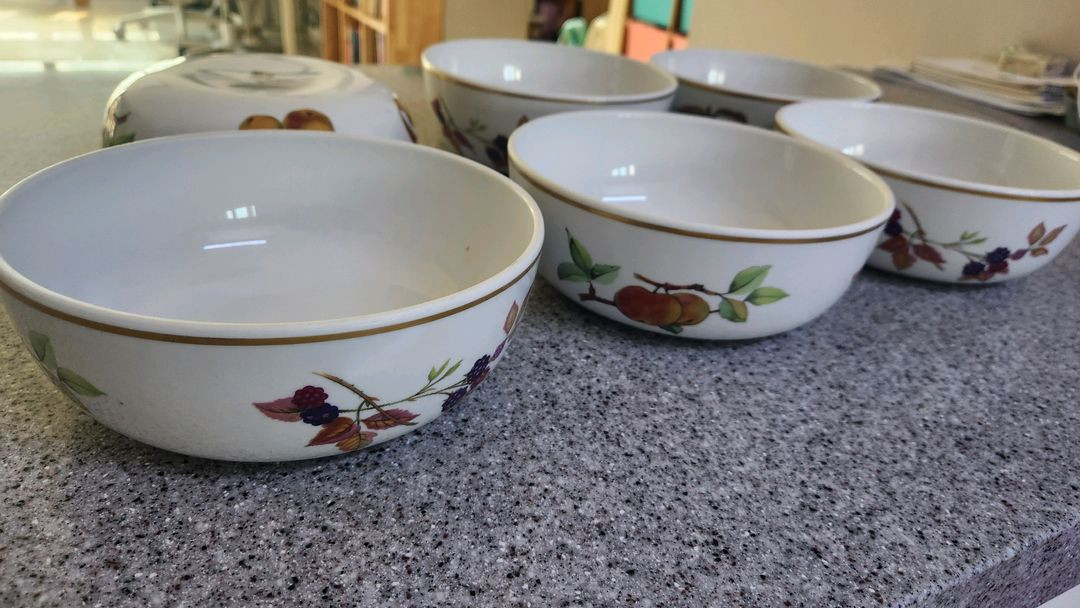 영국 로얄우스터 Royal Worcester 다용도 볼/ 샐러드볼 6개 이미지