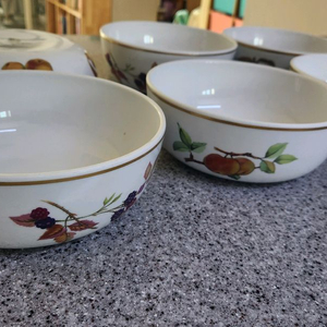 영국 로얄우스터 Royal Worcester 다용도 볼/ 샐러드볼 6개 이미지