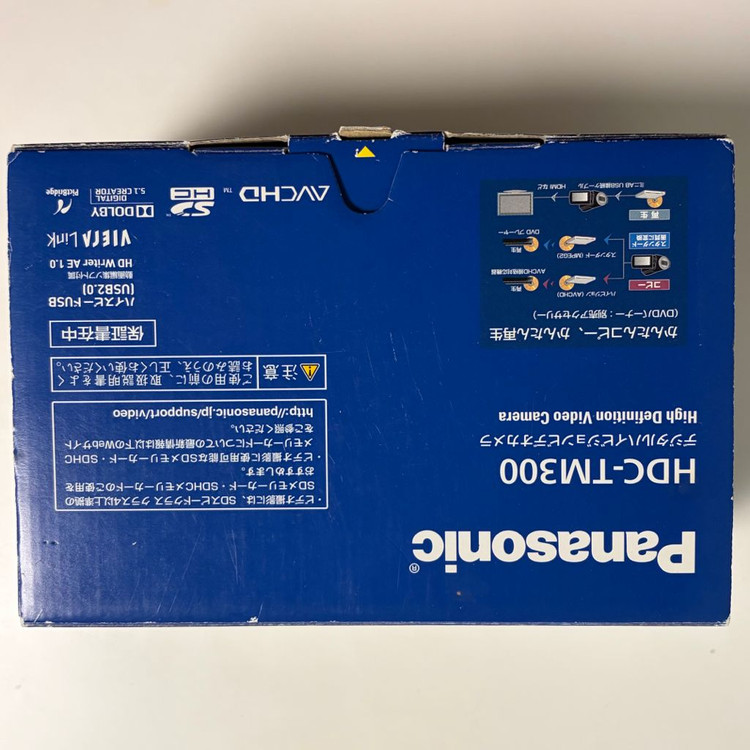 풀박) 파나소닉 HDC-TM300 빈티지 캠코더 실버 이미지