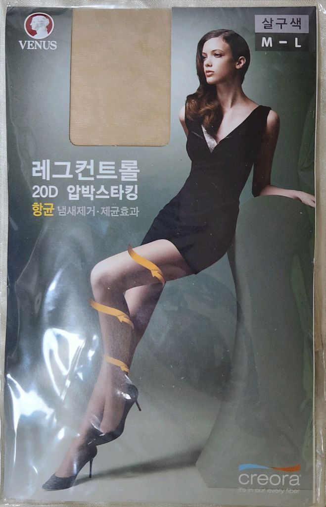 비너스 20D 살구, 커피 압박 팬티스타킹 5족 이미지