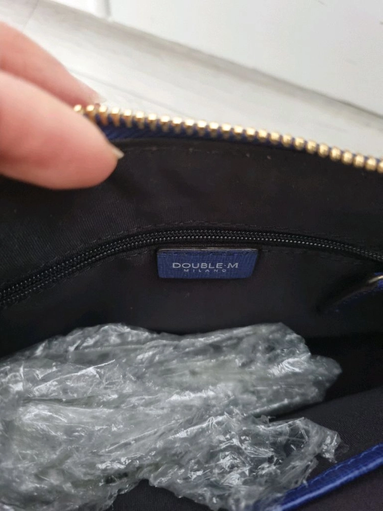 새제품 더블엠 네이비색상 가방 이미지