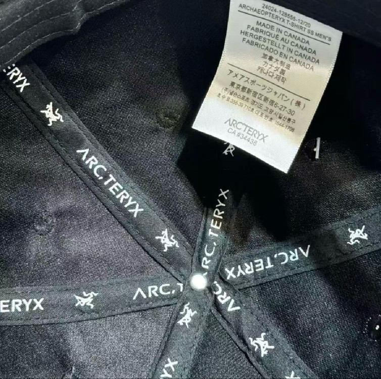아크테릭스 볼캡 모자 블랙 이미지