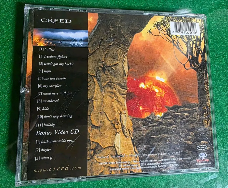 크리드(CREED) 밴드 Weatherd앨범 2CD 음반 판매합니다. 이미지