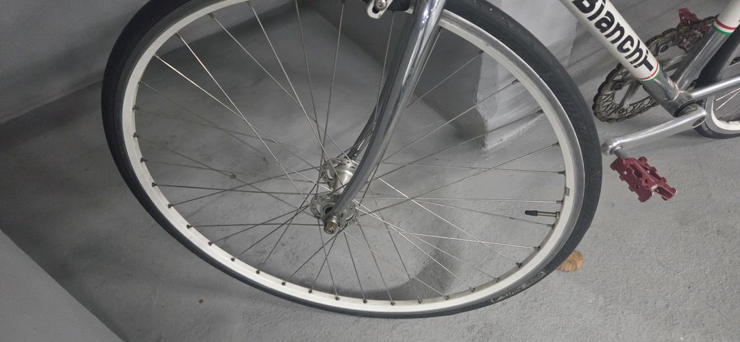 비앙키 피스타 크롬 픽시 자전거 이미지