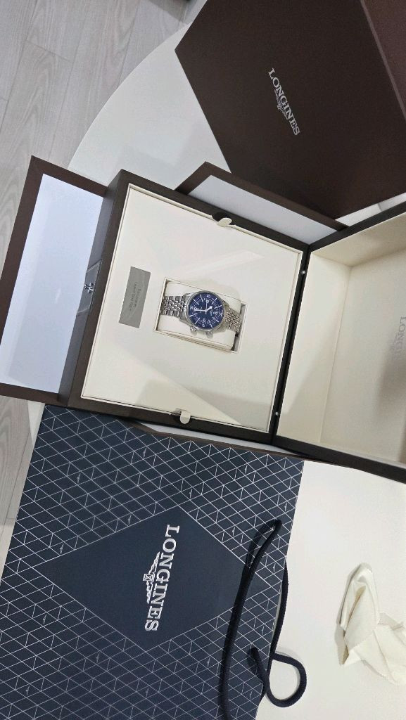 론진 레전드 다이버 39mm 청판 이미지