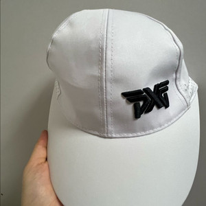 PXG 골프 모자 리본 화이트 이미지