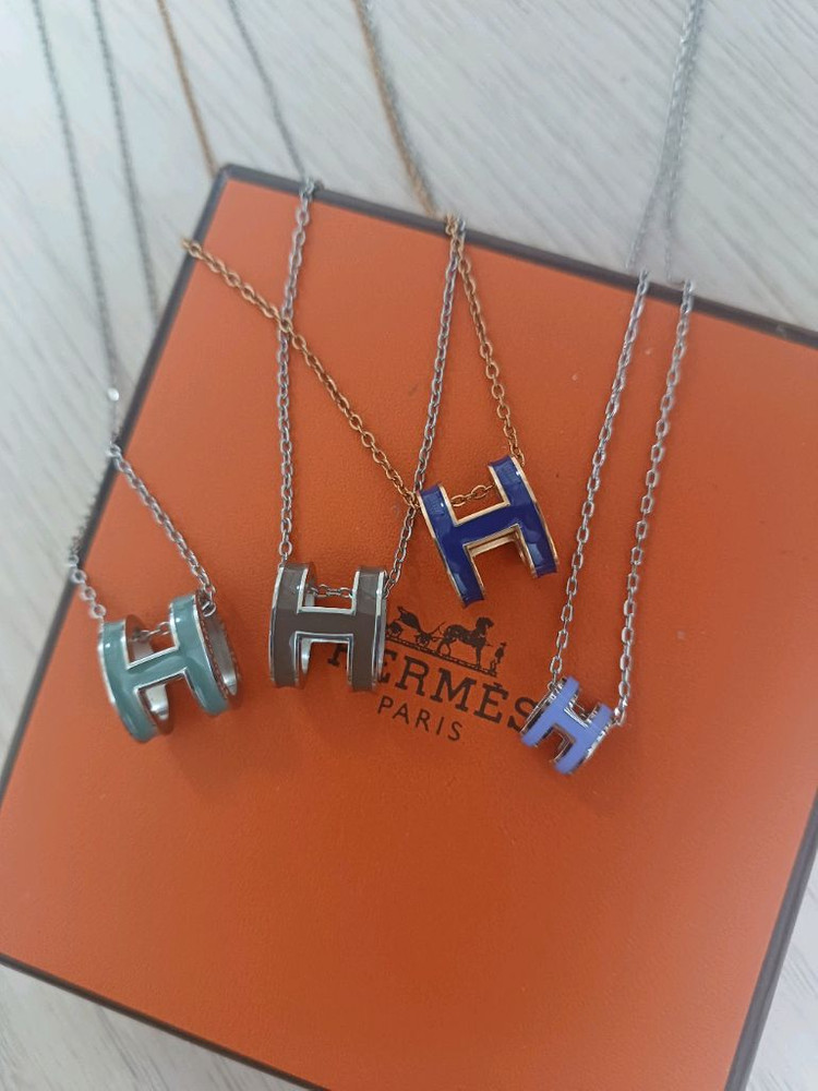 새상품 에르메스 H 로고 목걸이 이미지