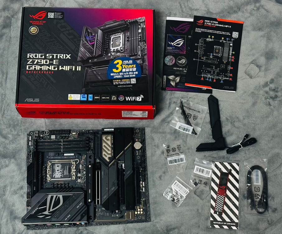 ASUS ROG STRIX Z790-E GAMING WIFI II 풀박스 / 소켓핀 정상 / AS 26년 10월까지 이미지