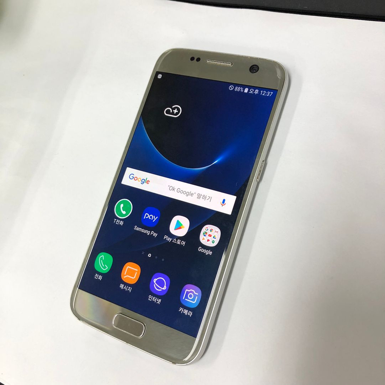 갤럭시S7 32GB 실버 SK 중고폰 서브폰 세컨폰 214187 이미지