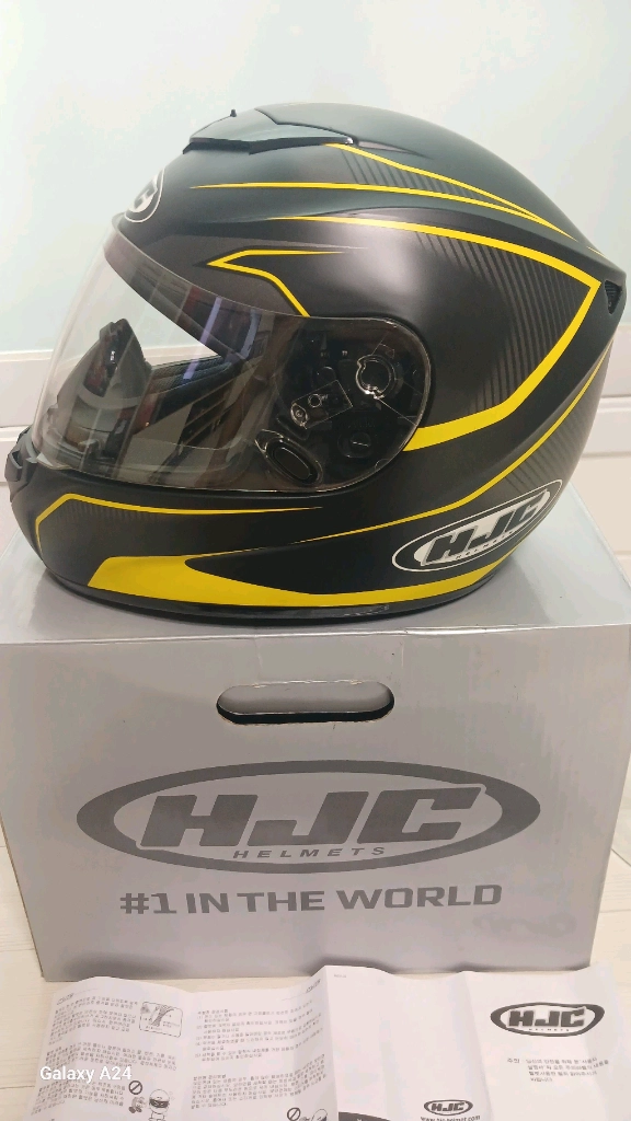 흥진(HJC)의 풀페이스 오토바이 헬멧인 HJC CL-ST 울트론(Ultron) MC-3HF 모델 새상품(L)+실드 이미지