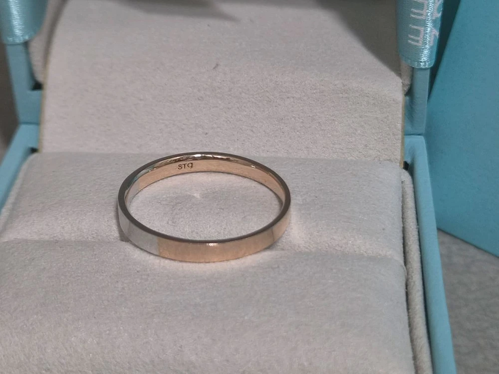 스톤헨지 14k 화골,로골 콤비 반지 이미지