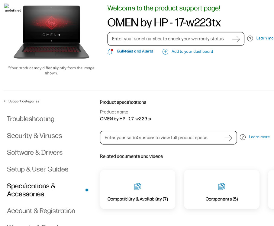HP 노트북 오멘 OMEN 17-W223TX , 17.3인치 이미지