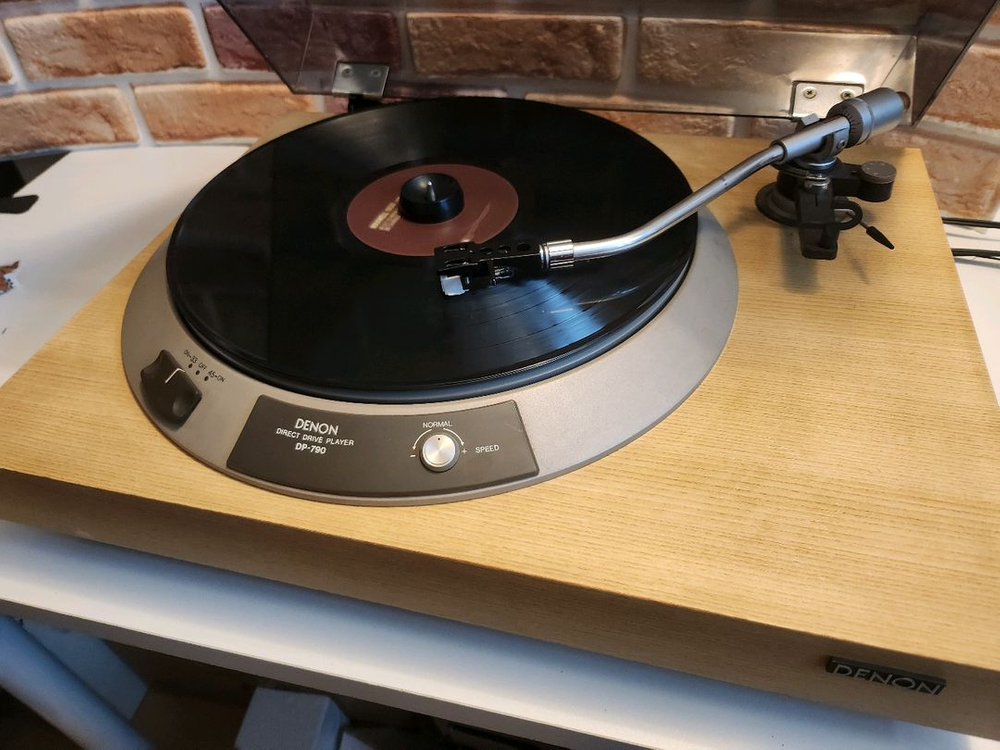 데논(DENON) DP-790 다이렉트 드라이브 턴테이블 LP 플레이어 이미지