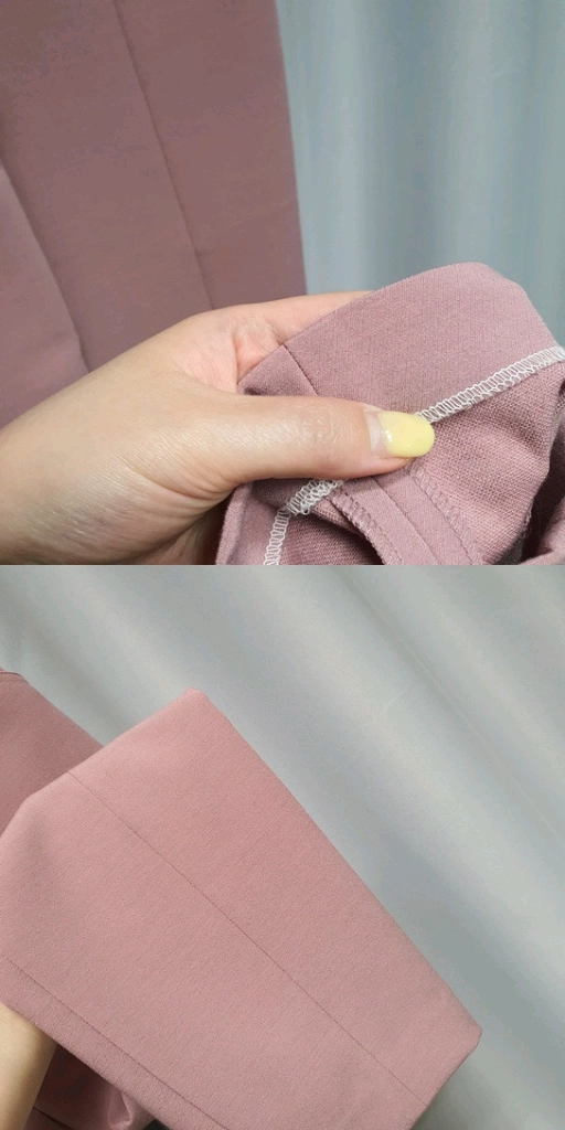 한섬 SJSJ 핑크 슬랙스 팬츠 바지 이미지