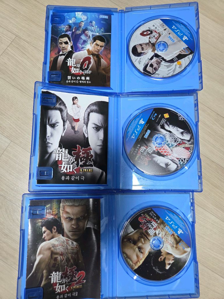 ps4 플스4 용과같이 0 극1 극2 이미지
