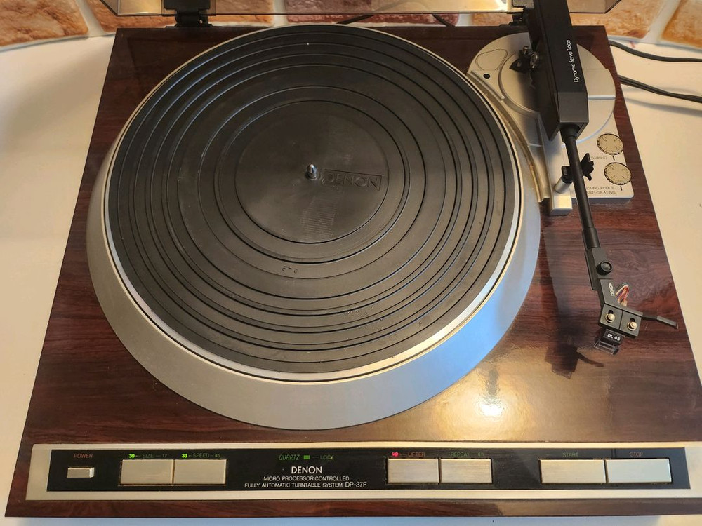 데논(DENON) DP-37F 다이렉트 드라이브 턴테이블 LP 플레이어 이미지