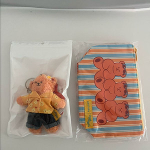 위글위글 곰돌이키링+파우치 이미지