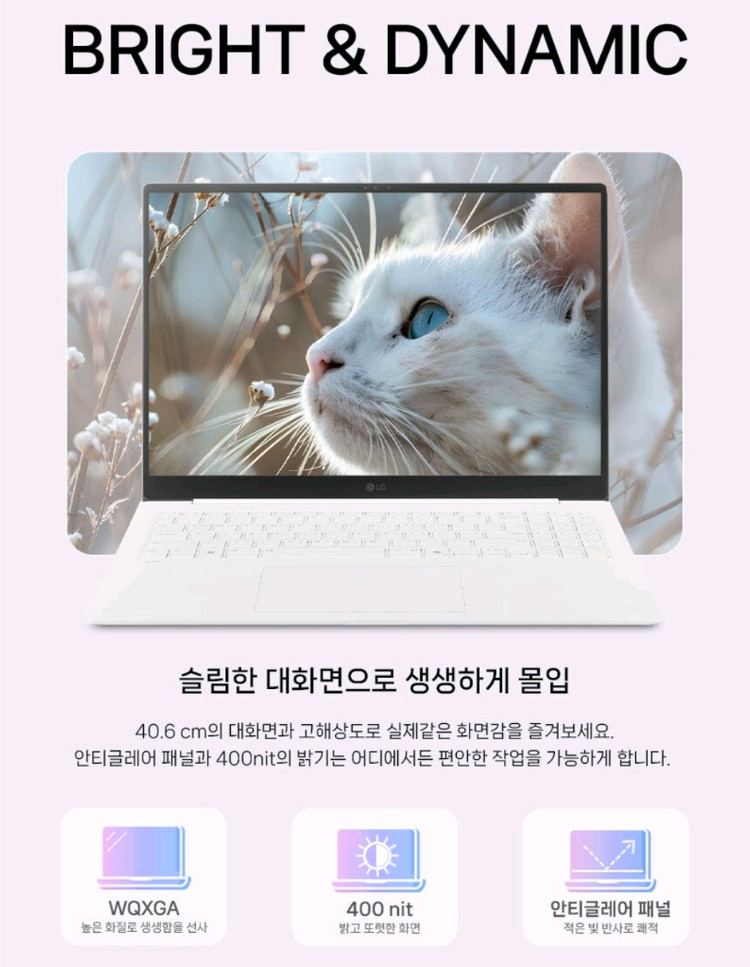 [16인치] LG전자 그램 프로 AI 16 고사양 노트북 이미지
