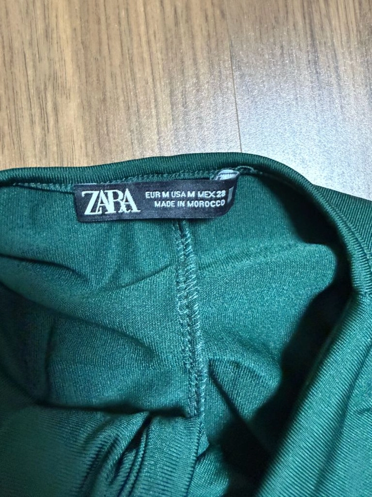 ZARA 그린 긴팔/ 화이트 런닝 보디수트 이미지