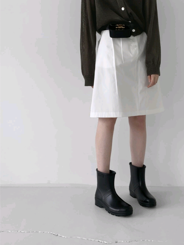 츄츄스 숏 레인부츠 장화 블랙 225-230 / 쇼퍼랜드 어베인 유이르무이 소녀레시피 락피쉬웨어웨더 그루밍 이미지