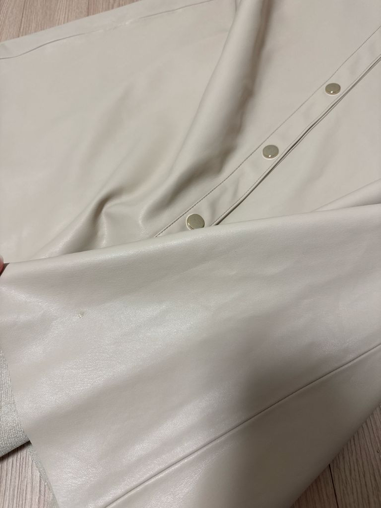 자라(ZARA) 여성 롱 스커트 에코레더 치마 XS24 (334455정도 이미지