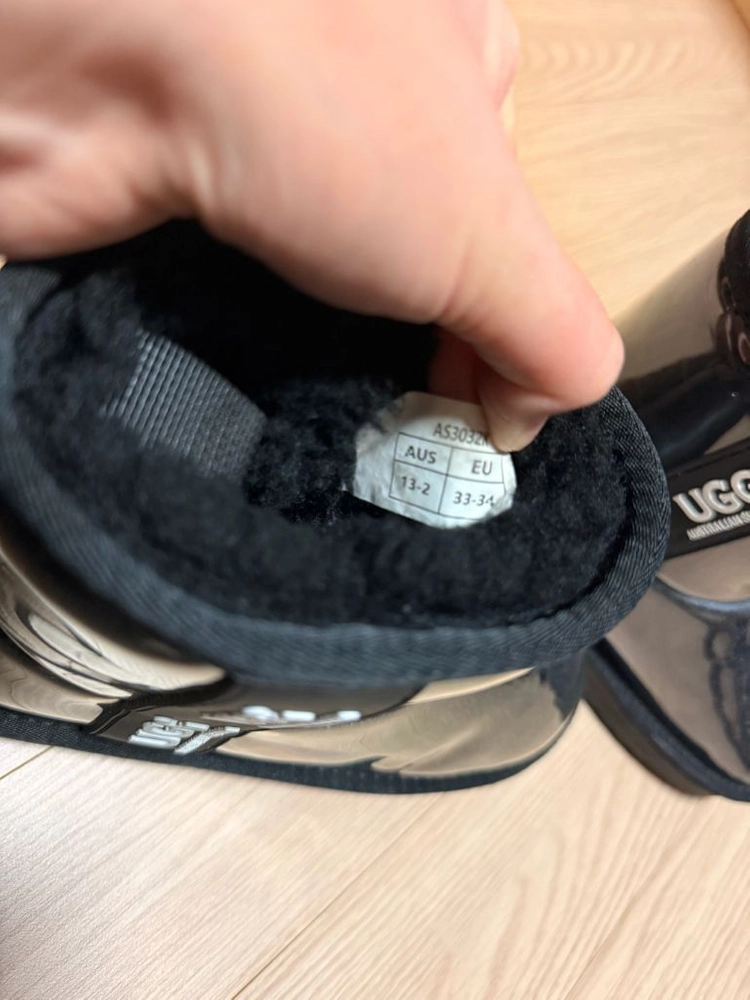 어그 UGG 퍼 방수 양면 부츠 200-210사이즈eu33-34 이미지