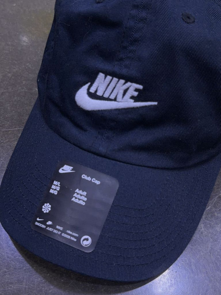 나이키 로고 볼캡 클럽 캡 모자 네이비 M L 이미지